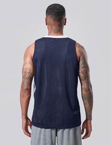 Liberty Imports Reversible Men's Mesh Athletic Basketball Jersey Single for Team Scrimmage