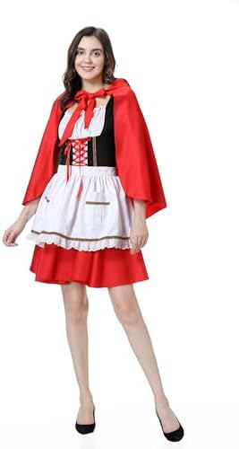 Colorful House Red Little Riding Hood Costume For Kuwait | Ubuy