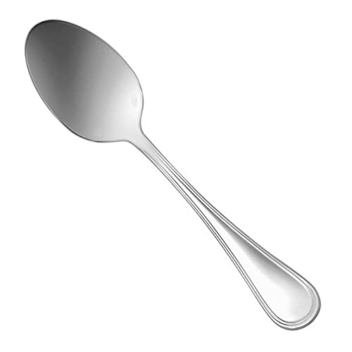 212 Main 7.75 in. Bellini Stainless Steel Extra Heavy Weight Tablespoon & Serving Spoon Silver