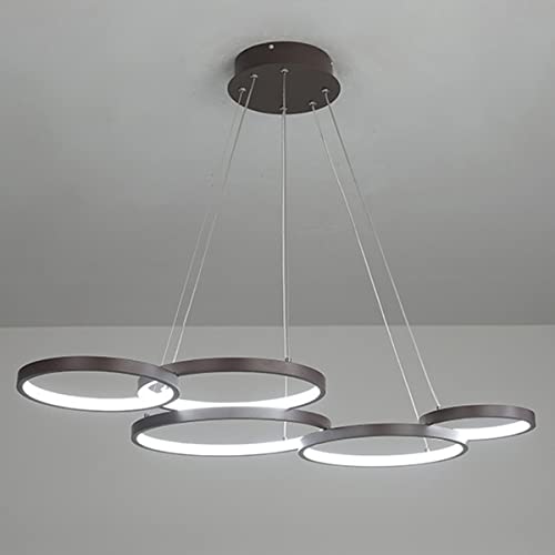 Suspension réglable marron pour illuminer la salle à manger et le bureau