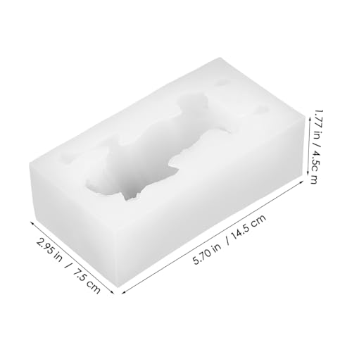 Molde de silicona 3D perro Shar Pei realista para hielo miniatura 4