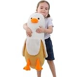 OurHonor 27.5' Big Banana Duck Plush, Duck Plush, Cute Banana Plushie Pillow Gift for Girls Boys Girlfriend Adults Kawaii Room Decor
