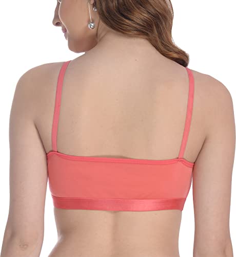Image of FIMS - Fashion is my style Women Cotton Sports Bra for Gym, Yoga, Running Bra for Girls, Racer Back, Full Coverage, Multicolor, Cup B, See Main Image to Check How Many Bra You Will Get