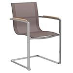 OUTLIV. Rimini Gartenmöbelset 5-teilig Taupe/Zement