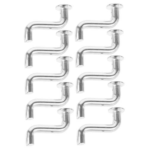 Genérico Pasadores Metálicos para Estanterías de Palets 50 Unidades 7 MM Clips en J para Sistemas de Almacenamiento Industrial y Logística