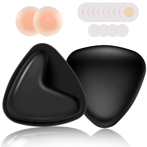 Double-Sided Sticky Bra Pads - Sticky Bra Inserts Lightweight and Natural Looking Breast Enhancers for The Perfect Lift