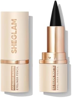 SHEGLAM Ez Glide Matte Eyeliner Pencil Highly Pigmented Black Smoky Eyes Pencil Smudge-Proof Long-Lasting Ultra-Fine Eyeliner Blendable Smooth Cat Eye Eye Make Up Black