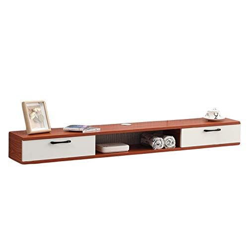 TV-Ständer Wand Medienkonsole TV-Schrank Lagerregal DVD/Blu-ray-Player Satelliten-TV-Box Kabelbox mit Kabel Regal (Color : C, Size :