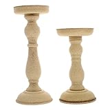 topperfun 2 pz candelieri ornamento home decor arredamento portacandele creativi porta candele portacandele in piedi portacandele supporto per candele domestico tealight mdf