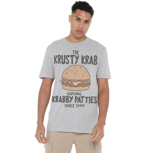 T-Shirt Spongebob Krabby Patties unisexe qui résiste aux lavages sans décolorer