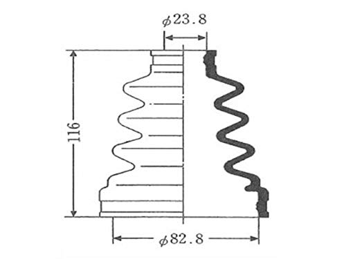 セイケン(Seiken) ドライブシャフトブーツキット SB117 600-00117
