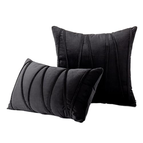 Housse de coussin lavable et ultra solide contre l'usure du velours - 2