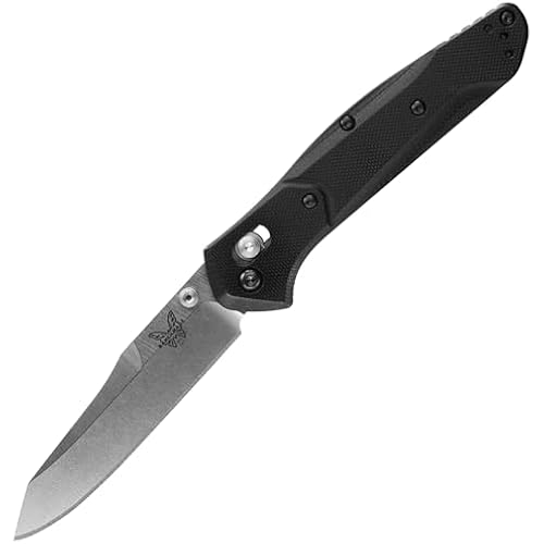 Benchmade Osborne EDC Knife, Black G10 Handle, S30V Steel Blade (940-2)