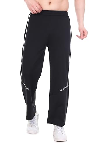 Image of BLUE STAR SHARK Men's Slim Fit Track Pants - Joggers for Running, Gym, Sports, and Casual Wear | Multipurpose Activewear Lower for Men & Boys | Stylish Summer Trousers & Night Pants