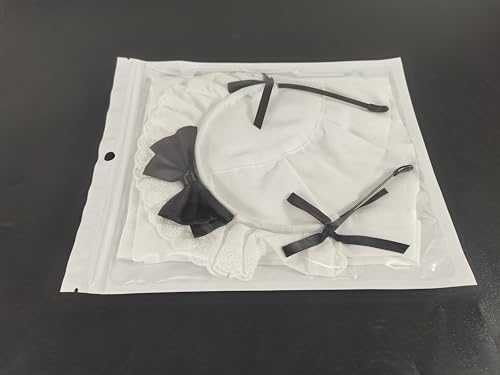 SwirlColor Kids Aprons for Cooking, Waist Pleated Lace White Apron Retro Multiuse Kids Apron for Kitchen Costume Party, with a Headband for Girls Aged 7-10 - Image 13