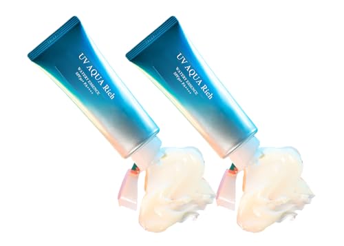 Japanese UV Aqua Rich Watery Essence bioree sunscreen SPF50+/PA++++ 2.46floz(70g) Set Of 2