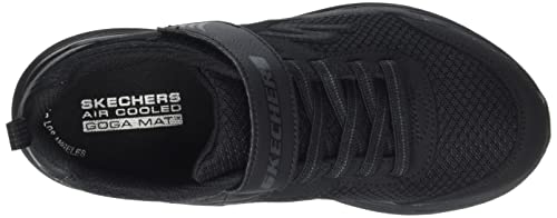 Skechers Boy's Go Run 400 V2 Darvix Sneaker, Black, 10 Child UK