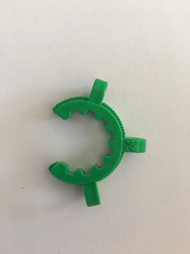 Amazing-us 12 pcs Keck Clips Ground Joints Standard Taper POM for Joints 14/20 or 19/22 (SPKJ_24_12)