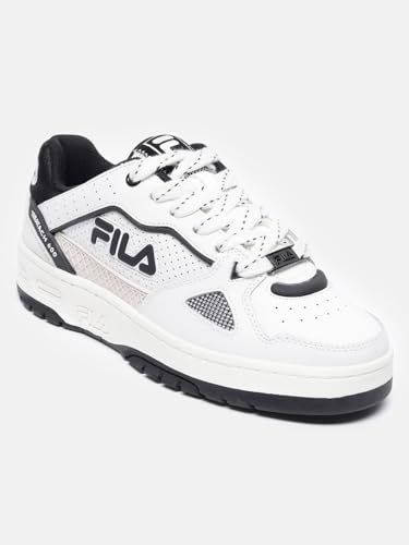 Image of Fila Men White Lace Up Sneakers