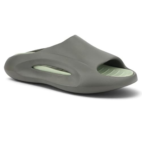 Image of Orose Men's and Boys' Lightweight EVA Slides | Soft Cushion Ergonomic Open Toe Slipper & Flip Flop with Anti-Skid Grip Sole for Indoor, Outdoor, Home & Daily Wear.