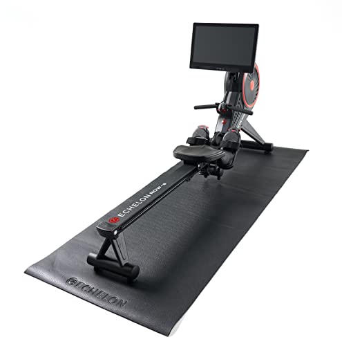 Echelon Fitness Protective Indoor Rower Mat: 39'W x 90.5'L, Black