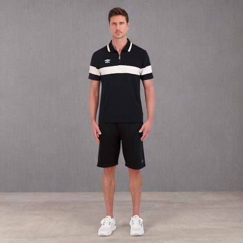 Polo Umbro para hombre con cierre de 1/4, tejido French Terry miniatura 6