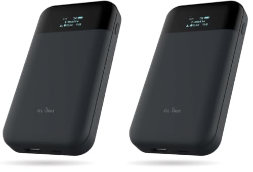 Image of GL.iNet GL-E750V2 MUDI 4G LTE Portable Travel Router with SIM Card Slot (Pack of 2)
