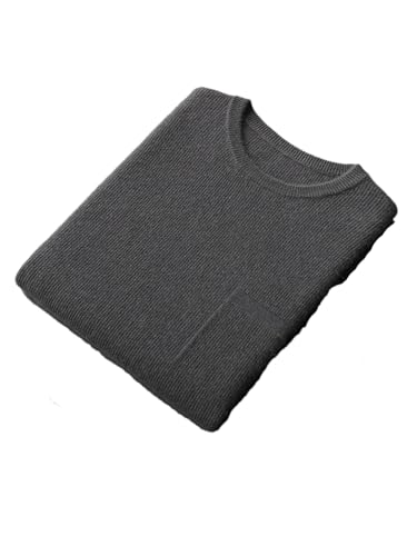 Men's Merino Wool O-Neck Sleeveless Sweater Vest Casual Pullover Knit Waistcoat Winter Warm Basic Top