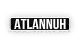 SignsAndTagsOnline Funny Atlannuh Georgia 4'x18' Wall Decoration Sign Atlanta Georgia
