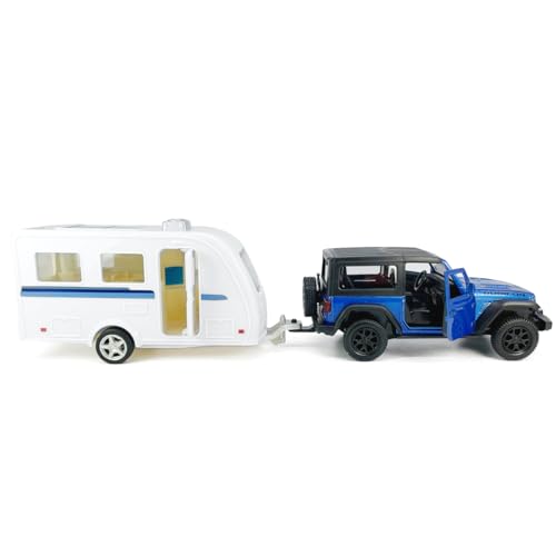 Modelo de auto SUV Wrangler Rubicon 1:36 puertas abren miniatura 3