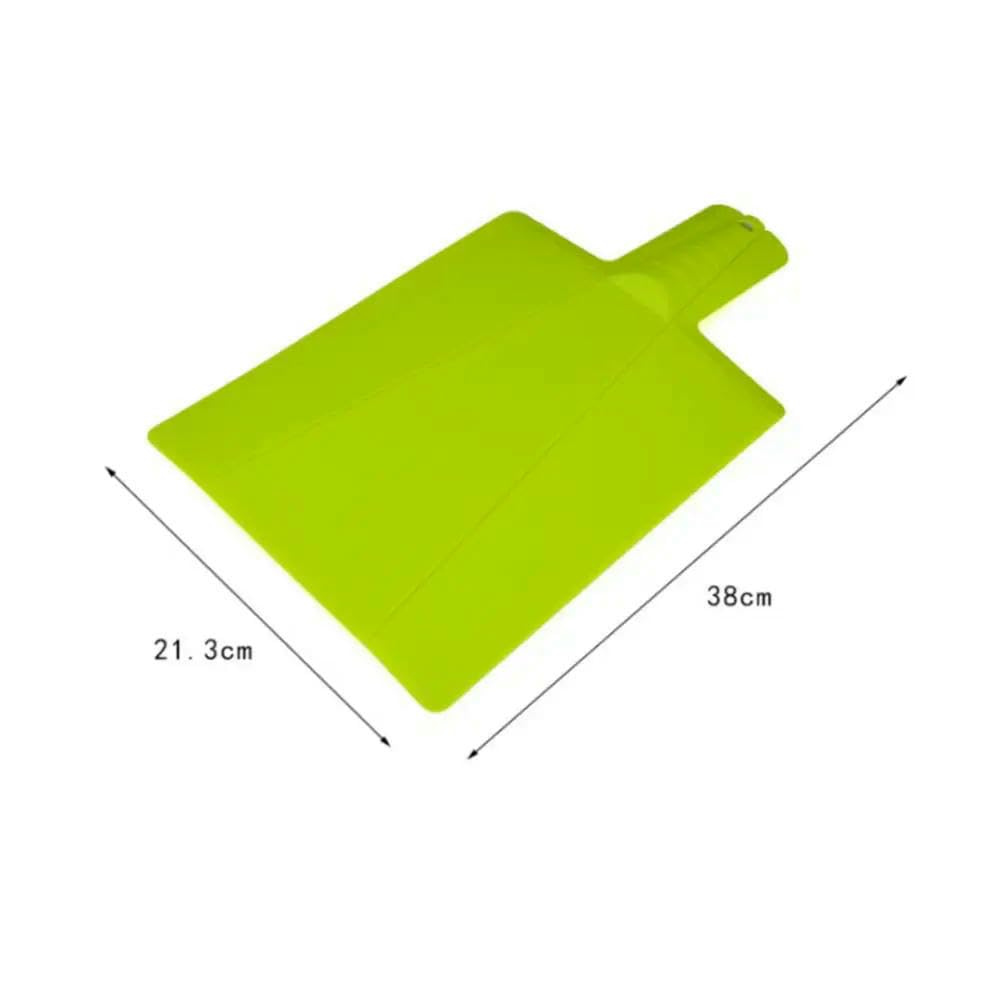 JJDFW - Tabla de cortar de plástico creativa, plegable, antideslizante, diseño de textura que no se corroe fácilmente