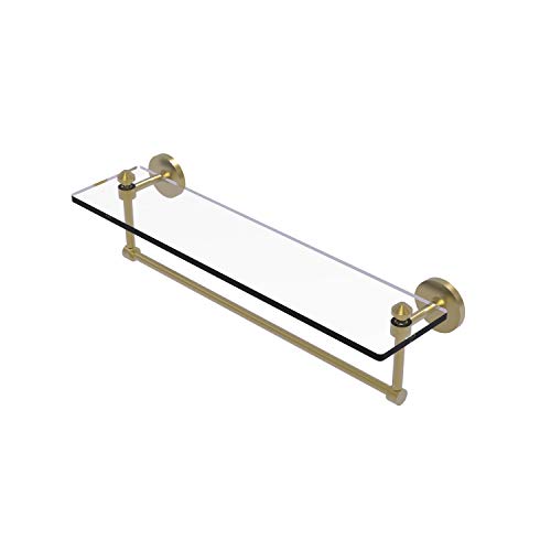 Allied Brass Sb-1Tb/22-Sbr Glass Shelf With Towel Bar, 22-Inch X 5-Inch #TOP26