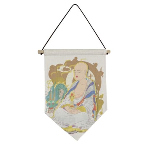 Drapeau en toile Dix-huit Arhats habiller un mur vide avec style