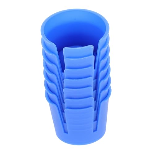 Cabilock 50pcs Plastic Dappen Dishes Dentist Mixing Plaster Bowl Mixing Bowl Plastic Dappen Dish Cup Dentist Tool Supplies Blue