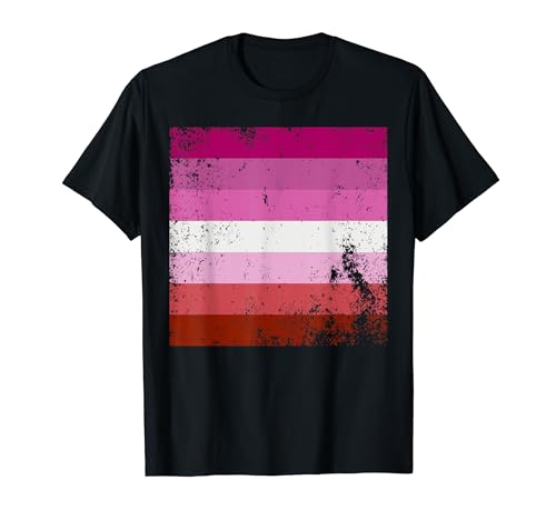 Lesbian Pride Vintage Flag T-Shirt