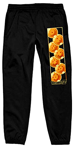 Dragon Ball Z Anime Cartoon Dragon Balls Men's Black Sweatpants