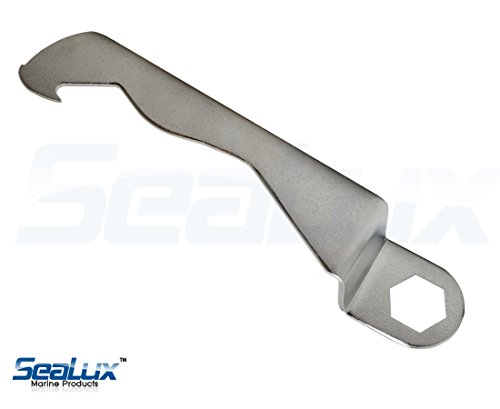 SeaLux Marine Stainless Steel Propeller Wrench and lock for tab washers fit