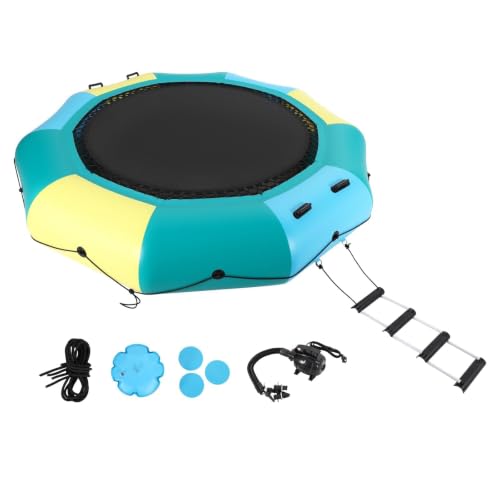 Inflatable Water Trampoline, 10FT...