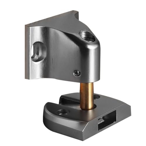 Topes de puerta para la parte inferior de la puerta, topes de puerta para puerta interior,Tope de puerta de piso insonorizante - Pestillo de puerta no magnético de aleación de zinc, tope de puerta