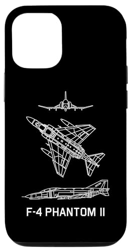 iPhone 13 F-4 Phantom II American Jet Aircraft Blueprints Case