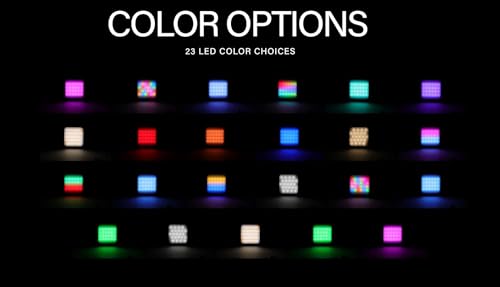 Image of Portable RGB Video Light with 70 LED's, Compatible with Canon PowerShot G7 X Mark III, Adjustable Color Temperature, and Long-Lasting Rechargeable Battery