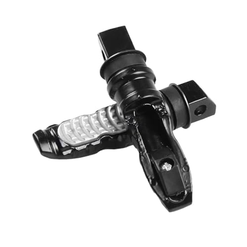 FULUSIC Reposapiés Moto 2 Uds. Pedales Clavijas Traseras para Pasajero Motocicleta con Orificio 8 MM Reposapiés para Patinete Pedal Motocicleta Pedales Reposapies Moto(Silver)