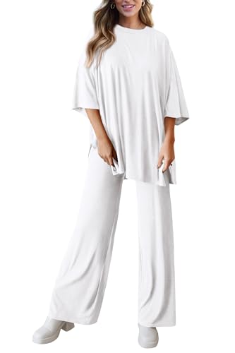 PRETTYGARDEN Two Piece Sets For Women Summer Fashion Lounge Matching Set 2025 Travel Vacation Airport Outfits Clothing