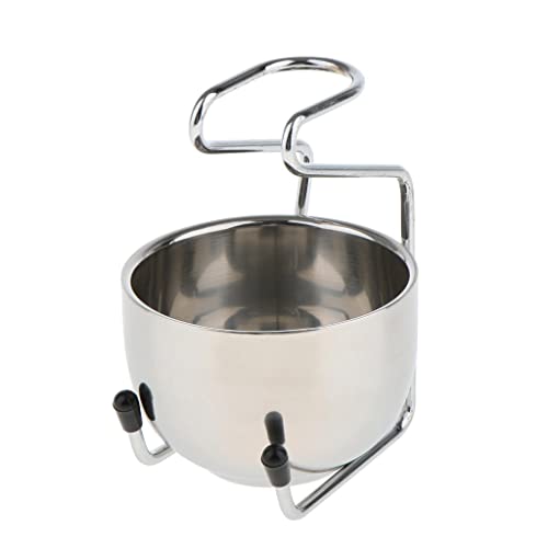 Jojomis New Stainless Steel Shave Tool Set Shaving Stand Holder And Soap Cream Bowl