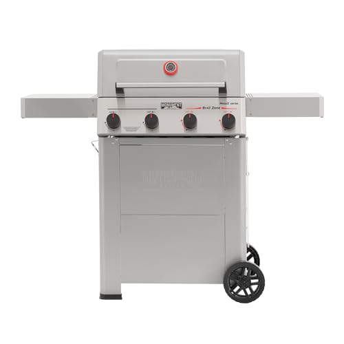 Monument Grills 4 Burner Propane Gas Grill with Advanced Broil Zone, Stainless Steel Outdoor Mesa 2...