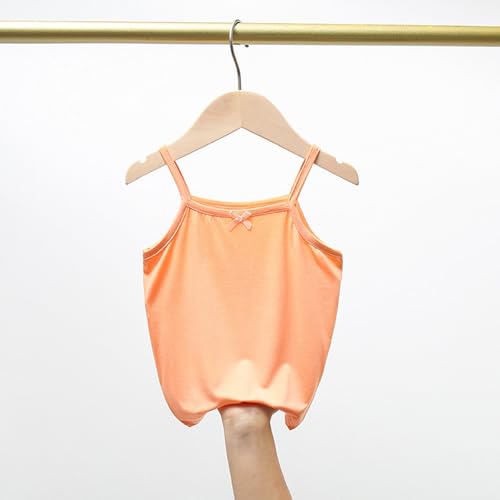 Girls Camisole Tank Tops Sleeveless Solid Color Spaghetti Undershirts Comfort Breathable Dance Gymnastics T-Shirts3