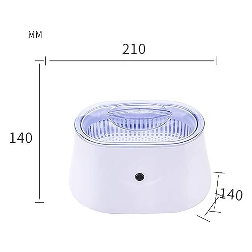 PAHION Limpador ultrassônico digital doméstico dispositivo de limpeza de joias ultrassônico de aço i