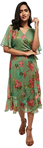 Image of Max Women Floral Printed Midi Dress