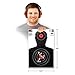 Thompson Target Halo Life-Size Human Silhouette - 12.5x19 Inch High Visibility Reactive Splatter Shooting Targets for Rifle and Pistol Range Training - Made in The USA (50 Pack)