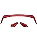 IKON MOTORSPORTS Pre-Painted Trunk Spoiler, Compatible with 2012-2016 Subaru Impreza & 2015-2021 WRX STI, STI Style ABS Painted #M7Y Pure Red Trunk Wing